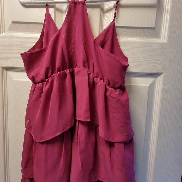 Mini raffles dress size Medium color purple 💜 - Picture 4 of 7